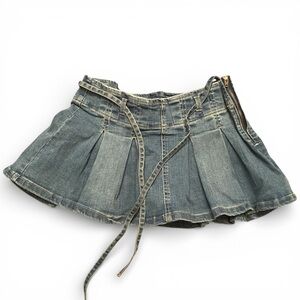 Denim Mini Skirt